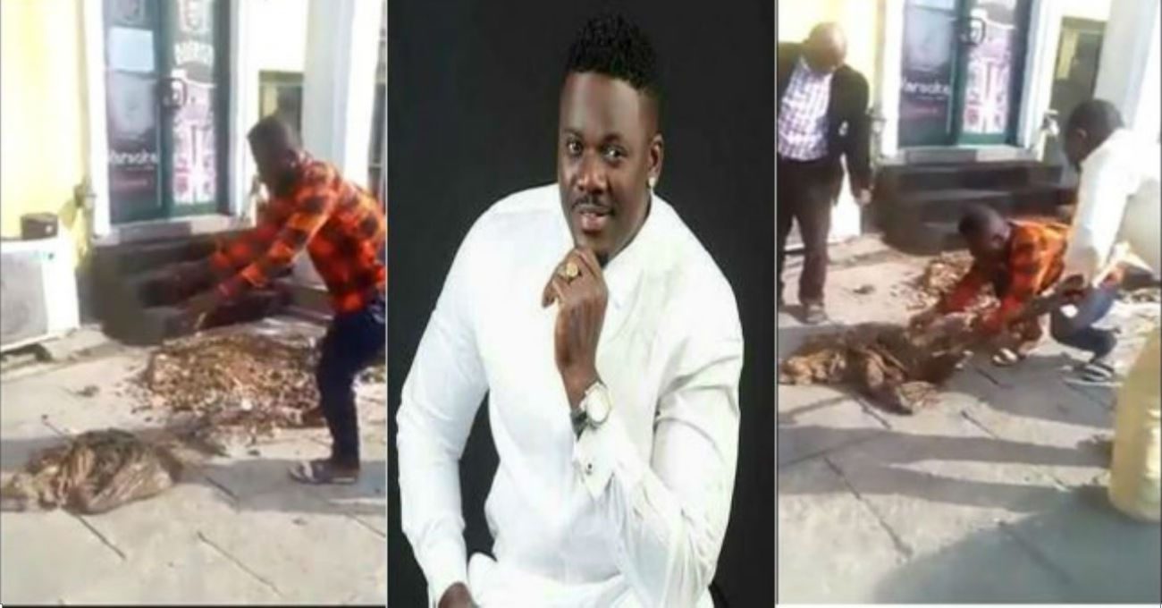 Popular Nigerian Night Club Owner Akeem Buries 2 Children