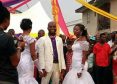 Man weds two women