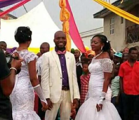 Man weds two women