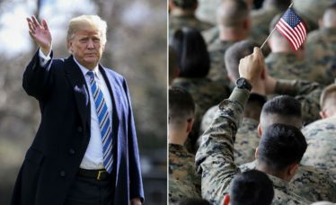 Donald Trump banning transgender troops