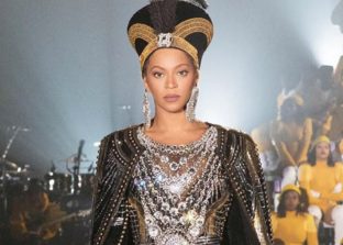 Beyonce performing at Coachella