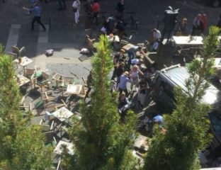 van ploughs into crowd in Muenster