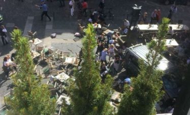 van ploughs into crowd in Muenster